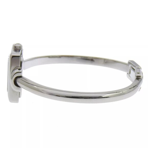 GUCCI Bangle watch Watches 1900L blackDial Stainless Steel Quartz Analog d... - Picture 2 of 13